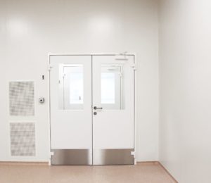 Противопожарная дверь для лестницы офиса / серия FRM33245