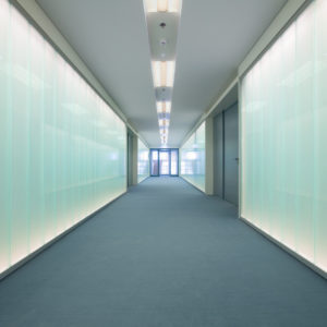 Противопожарная перегородка из стеклопрофилита / серия FRM5255