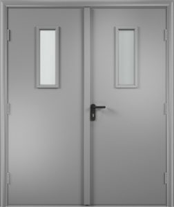 Противопожарная серая дверь / серия FRM55520