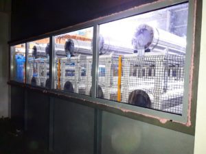 Серое противопожарное окно / серия FRM1178