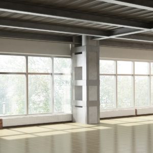 Витражное огнеупорное окно / серия FRM957